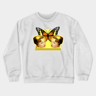 Butterfly girl Crewneck Sweatshirt